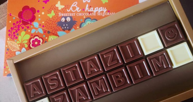 Mesaje dulci via ChocoTelegramă