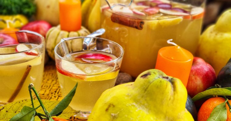 Punch fara alcool cu aroma de toamna