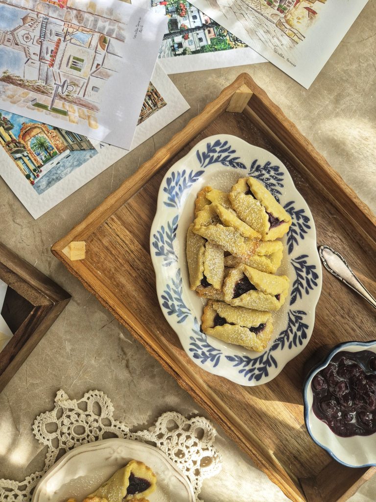Biscotti Pizzicati cu gem