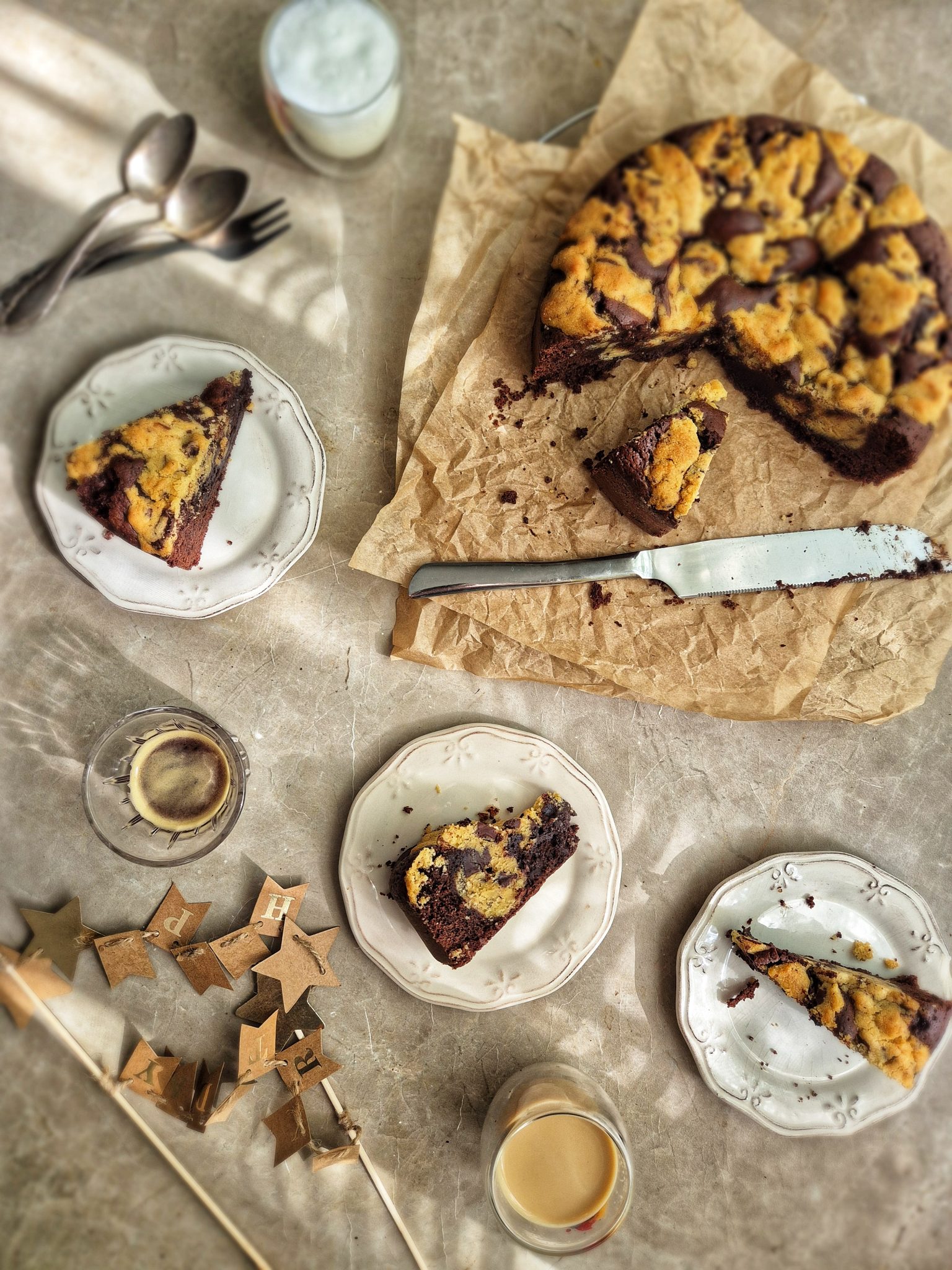 Brookies sau brownie si cookies dintr-o muscatura